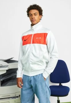 Nike Sportswear Air Tracktop - Training Jacket - Summit White/Light Crimson