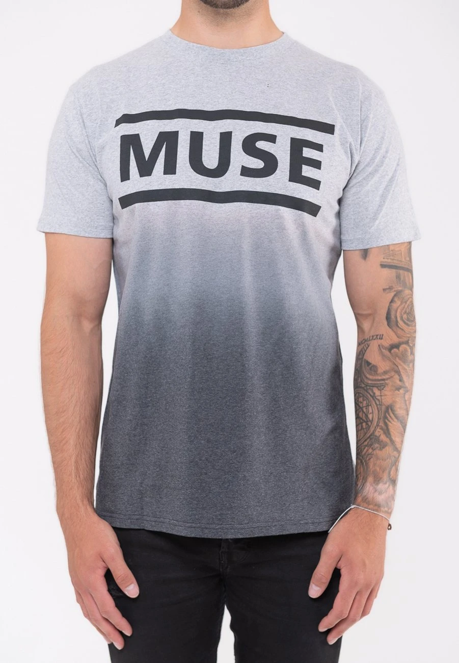 Muse Band Logo Dip Dye - Print T-Shirt - Image 5