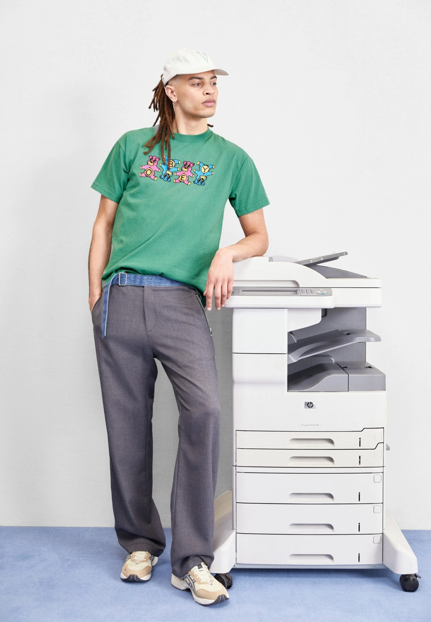 Obey Clothing Bears - Print T-Shirt - Palm Leaf - Image 2