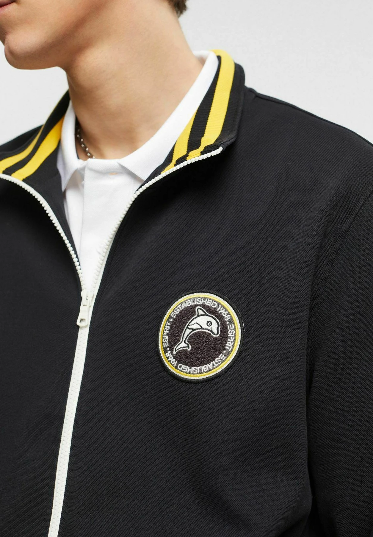 ESPRIT Training Jacket - Black - Image 4