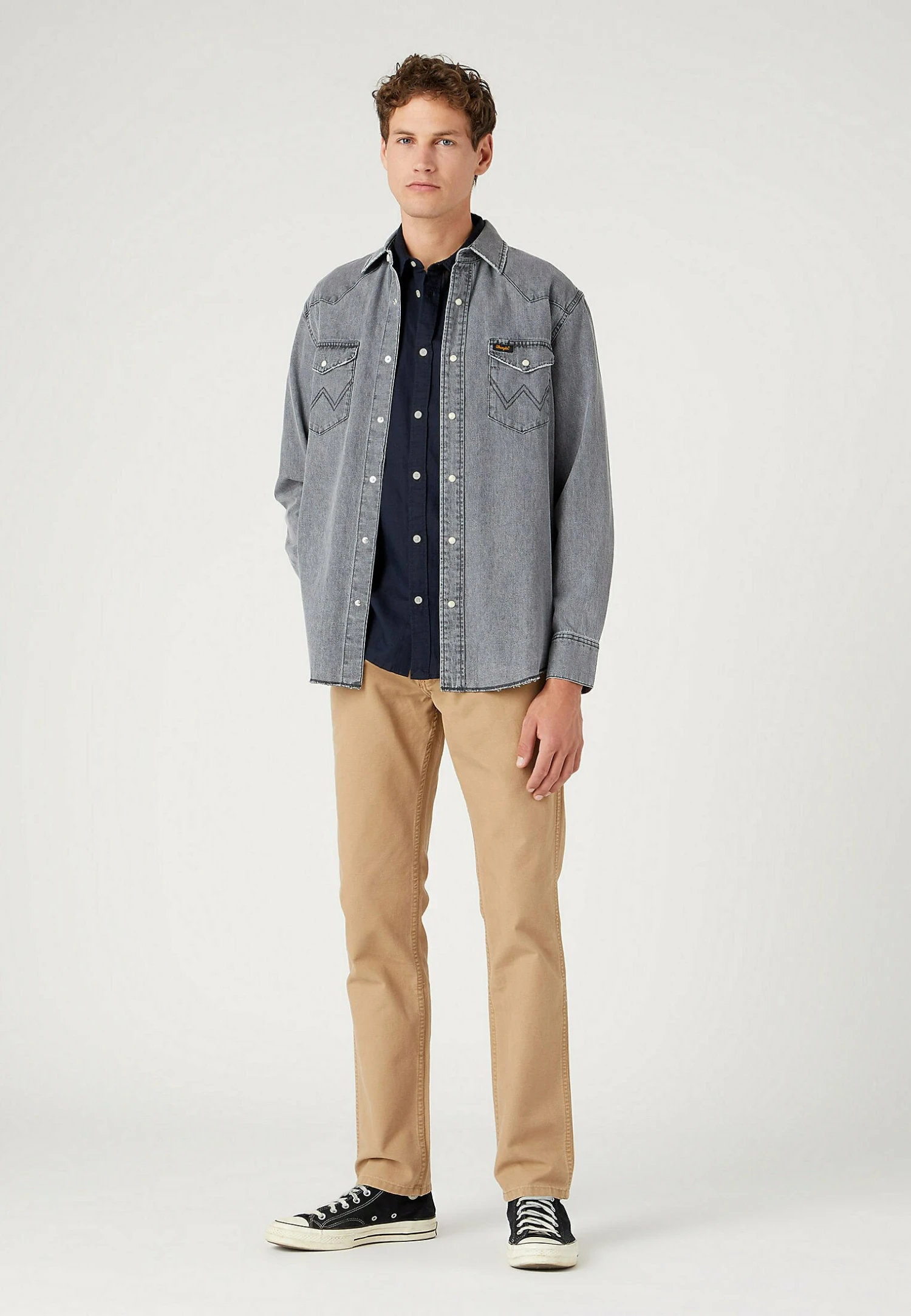 Wrangler Shirt - Dark Navy - Image 2