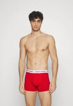 Jack & Jones Jaccary Weekendset 2 Pack - Pants - Barbados Cherry/Surf The Web/White