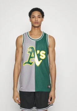 47 Oakland Core Grafton- Print T-Shirt - Grey