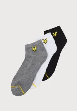 Lyle & Scott Ross 3 Pack - Socks - Bright White/Grey Marl/Black