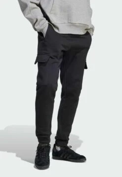 Adidas Originals Trefoil Essentials- Tracksuit Bottoms - BlackWhite