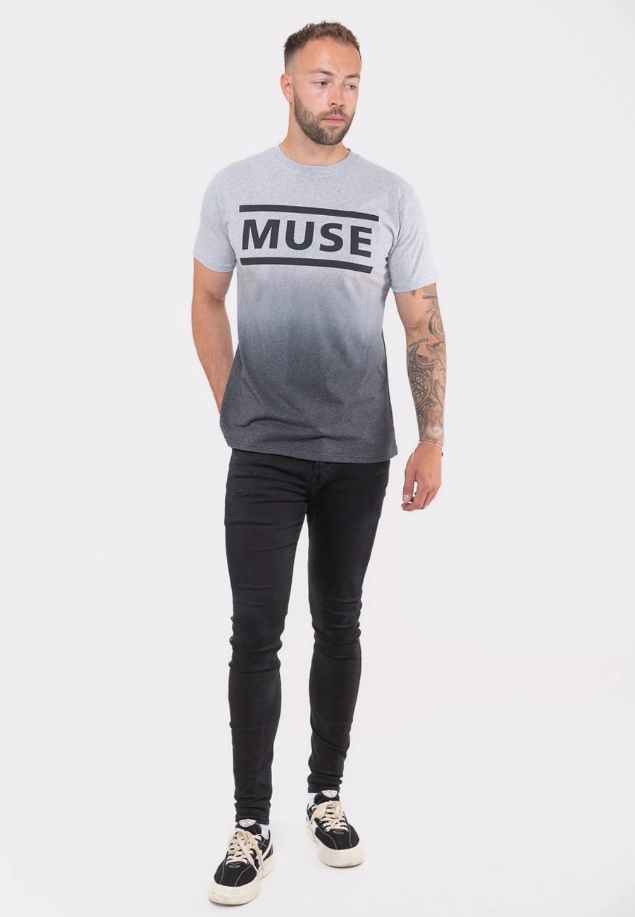 Muse Band Logo Dip Dye - Print T-Shirt - Image 2