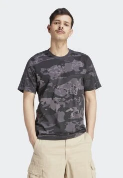 Adidas Originals Graphics Camo - Print T-Shirt - Carbon
