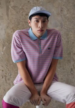 Obey Clothing Anno - Polo Shirt - Sky Blue Multi