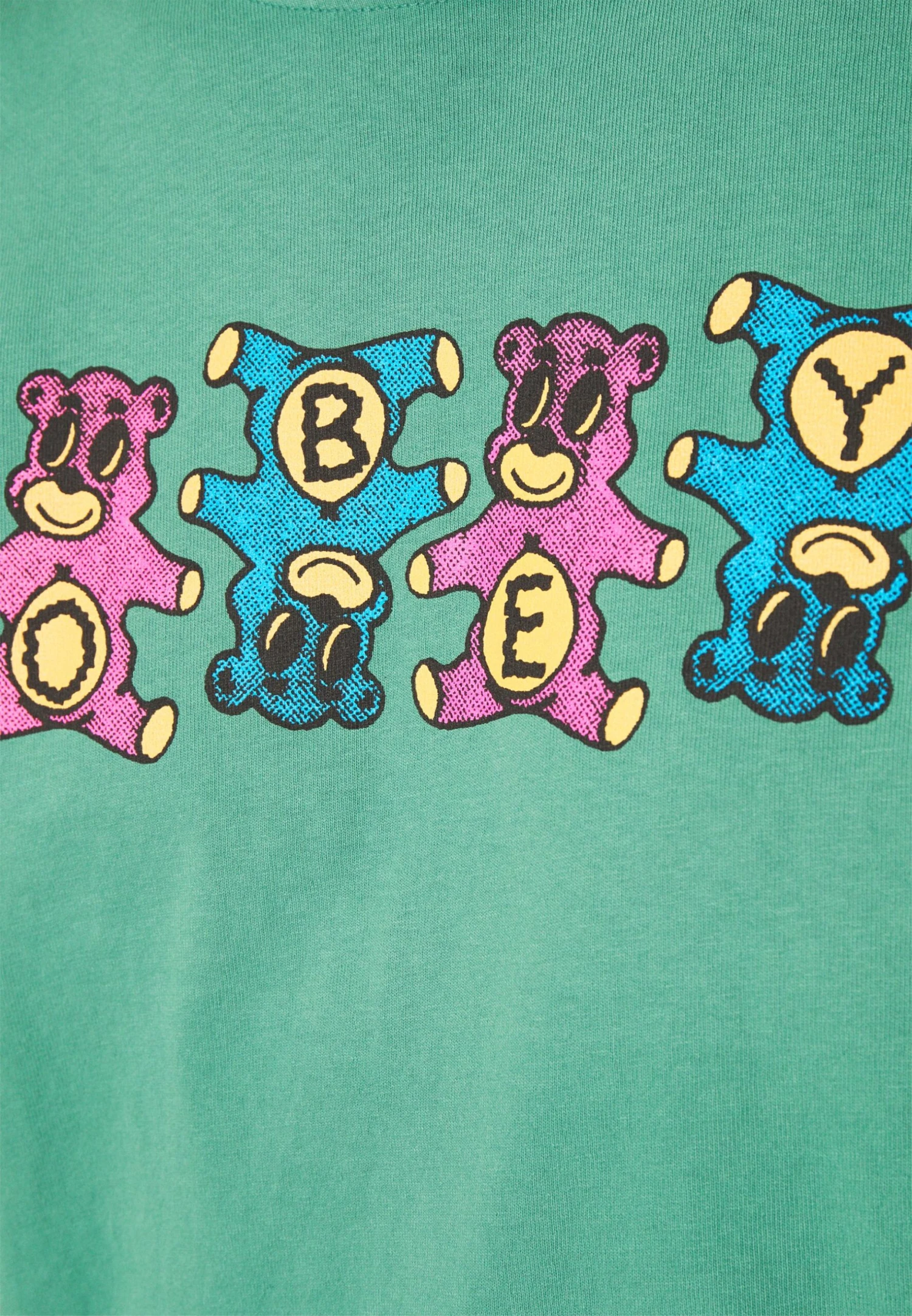 Obey Clothing Bears - Print T-Shirt - Palm Leaf - Image 7