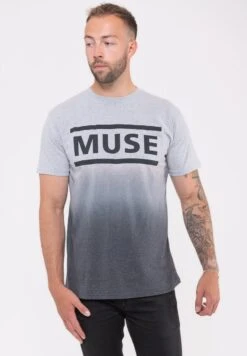 Muse Band Logo Dip Dye - Print T-Shirt